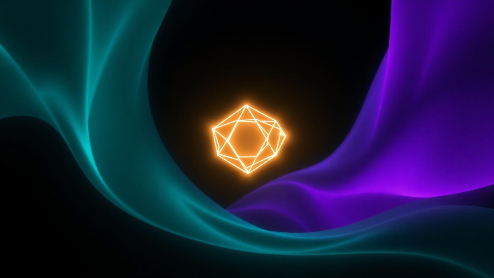 Forma de adaptador universal conectando duas formas abstratas