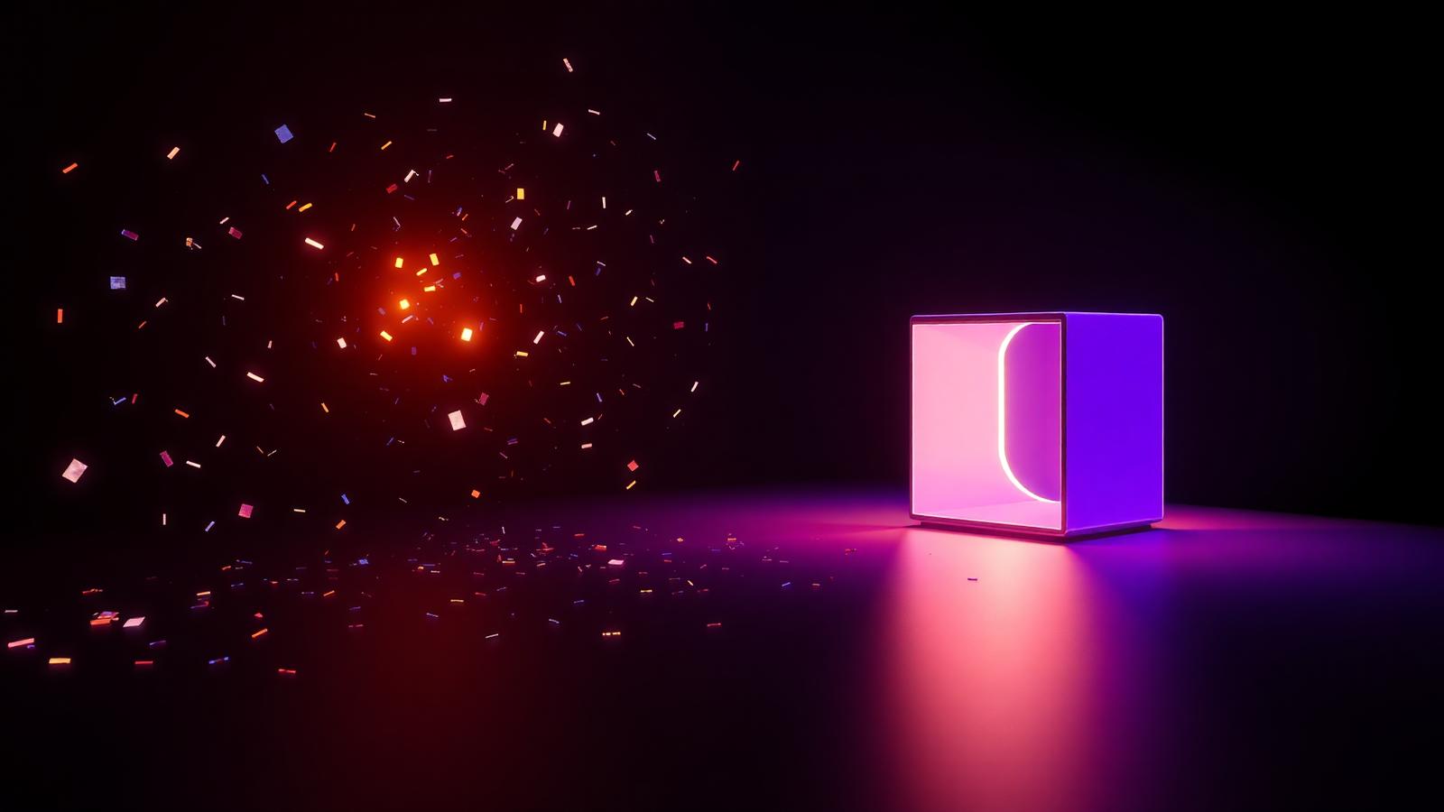 Fragmentos dispersos versus um recipiente unificado de luz